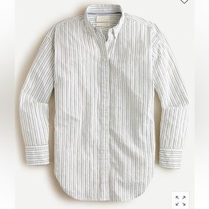 J.Crew Relaxed-fit shirt in textured stripe